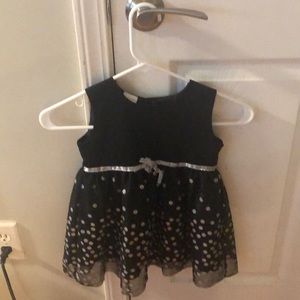WonderKids Black and Silver Dress